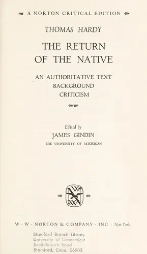 The Return of the Native